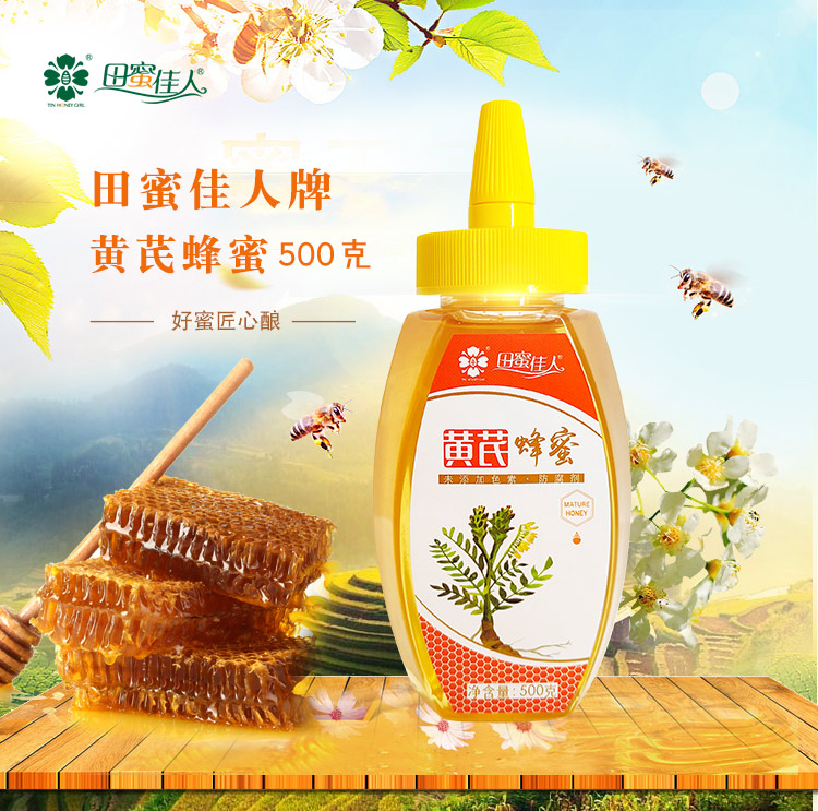 田蜜佳人 黃芪蜂蜜500g